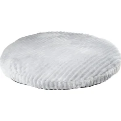Couchage pour chien ou chat rond gris Ø70xH5cm < Gifi