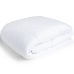 Couette caline polyester blanc 1 place 140x200cm