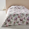 Couette imprimé roses 240x220cm polyester < Gifi Sale