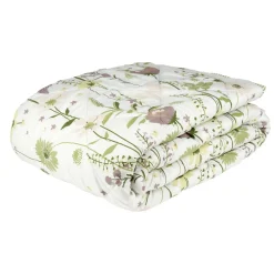 Couette 2 personnes 240x220cm imprimé motif floral (4 modèles)