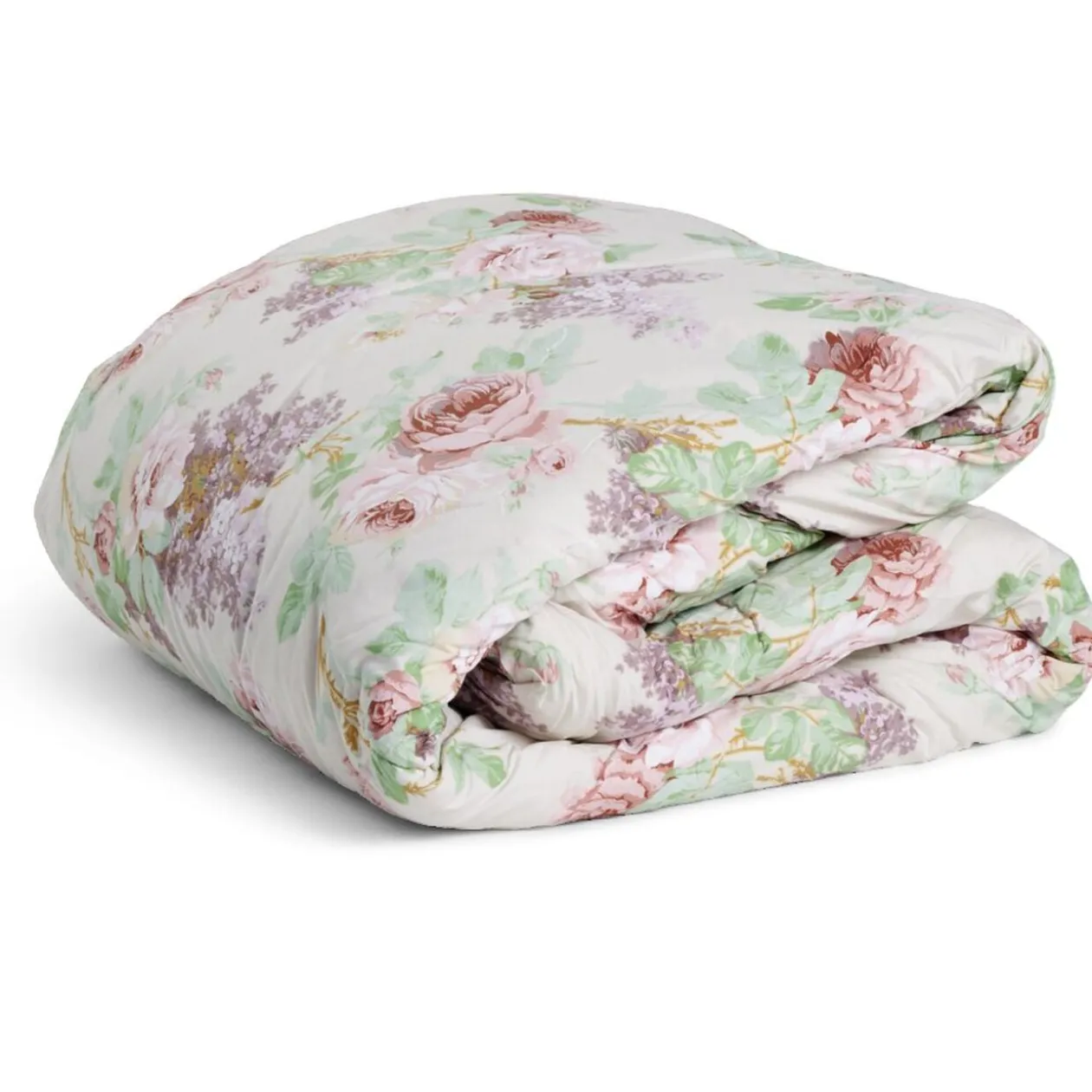 Couette 1 personne 140x200cm avec motif imprimé fleurs
