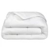 Couette tempérée anti-acariens 200X200 cm blanc