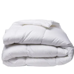 Couette tempérée DODO 2 personnes anti-acariens blanche 240x220cm
