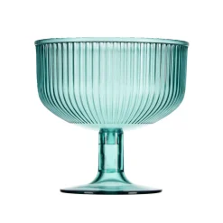 Coupe de glace sur pied 300ml plastique vert < Gifi