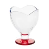 Coupe à glace 26cl forme tulipe verre transparent et socle coloré (3 modèles) < Gifi Clearance