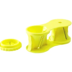 Coupe légume spiralizer en inox et plastique vert < Gifi