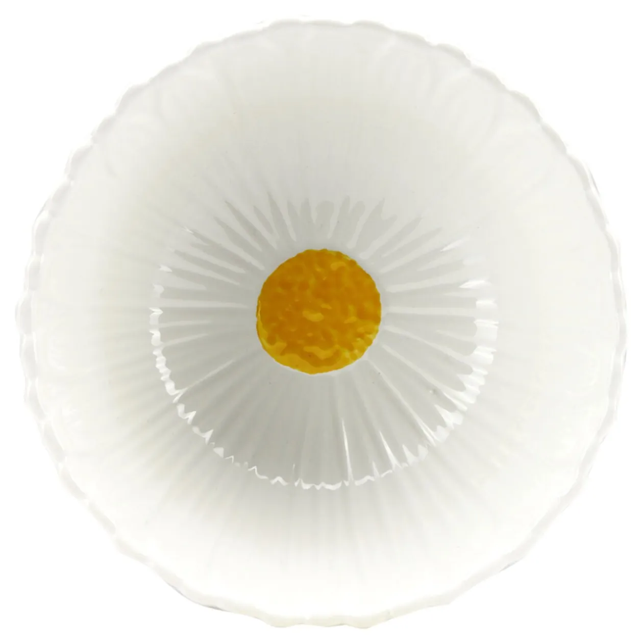 Coupelle bol en dolomite forme fleur Ø13xH6cm (3 modèles)