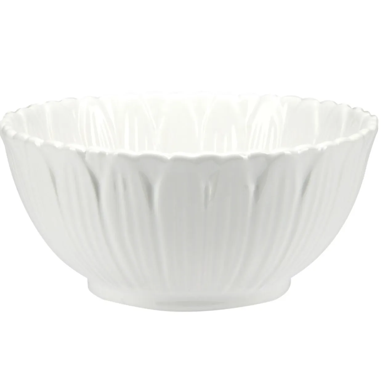Coupelle bol en dolomite forme fleur Ø13xH6cm (3 modèles)
