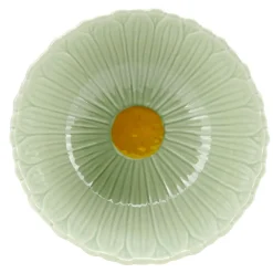 Coupelle bol en dolomite forme fleur Ø13xH6cm (3 modèles)