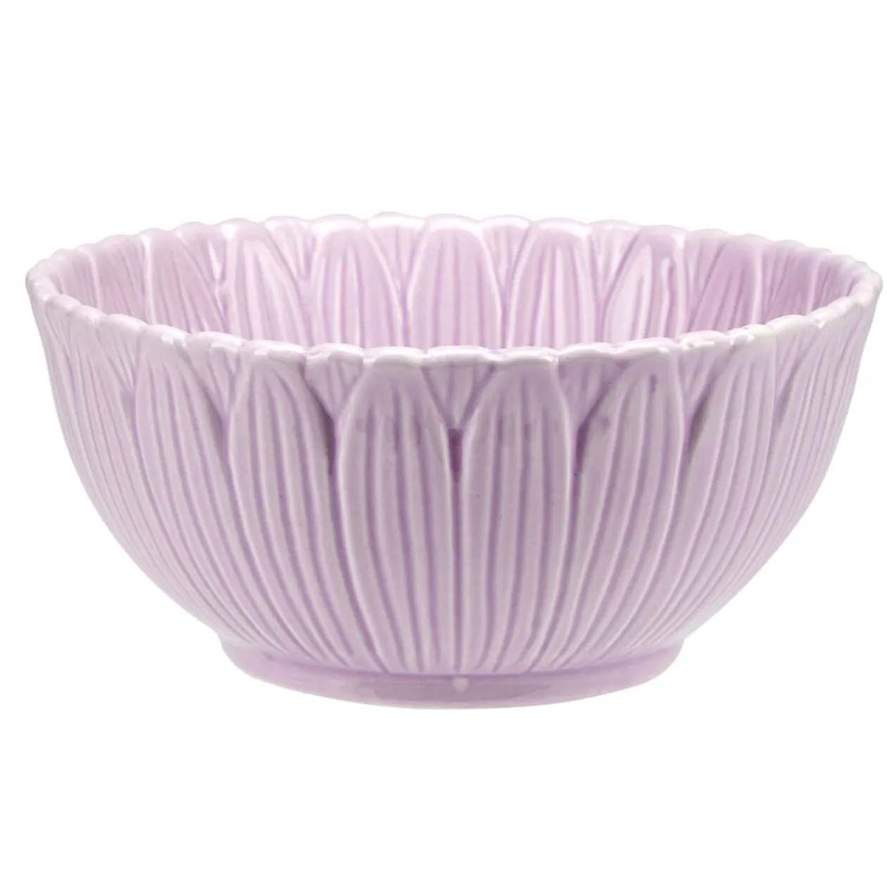 Coupelle bol en dolomite forme fleur Ø13xH6cm (3 modèles)