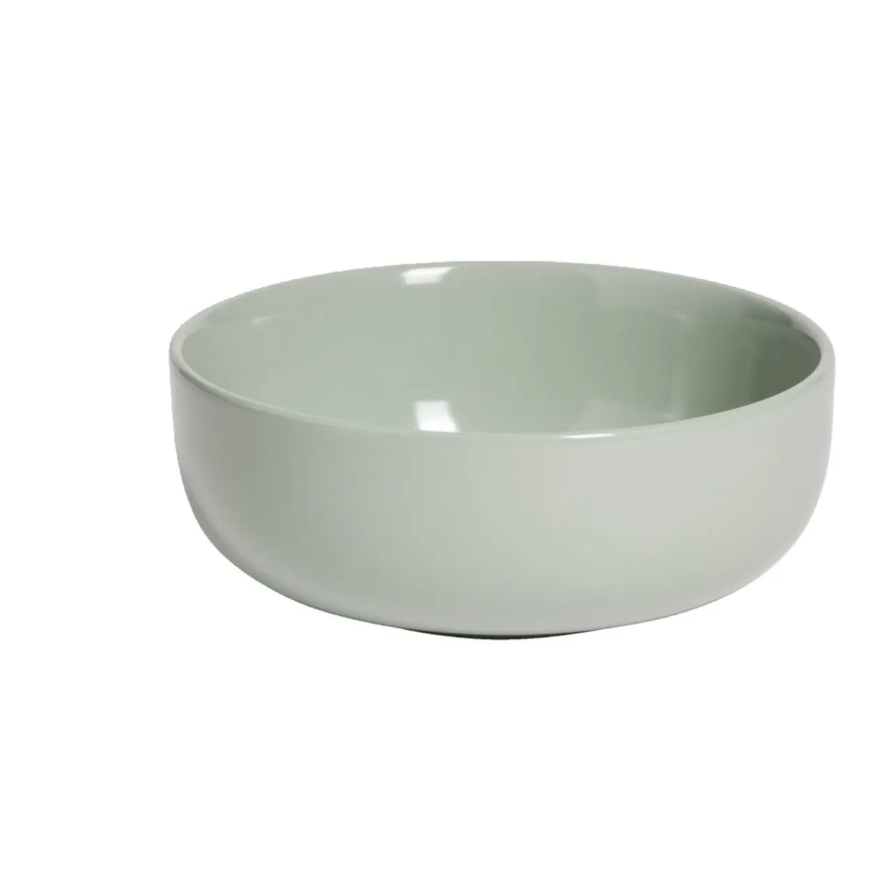 Coupelle en grès Oslo vert Ø15xH6cm