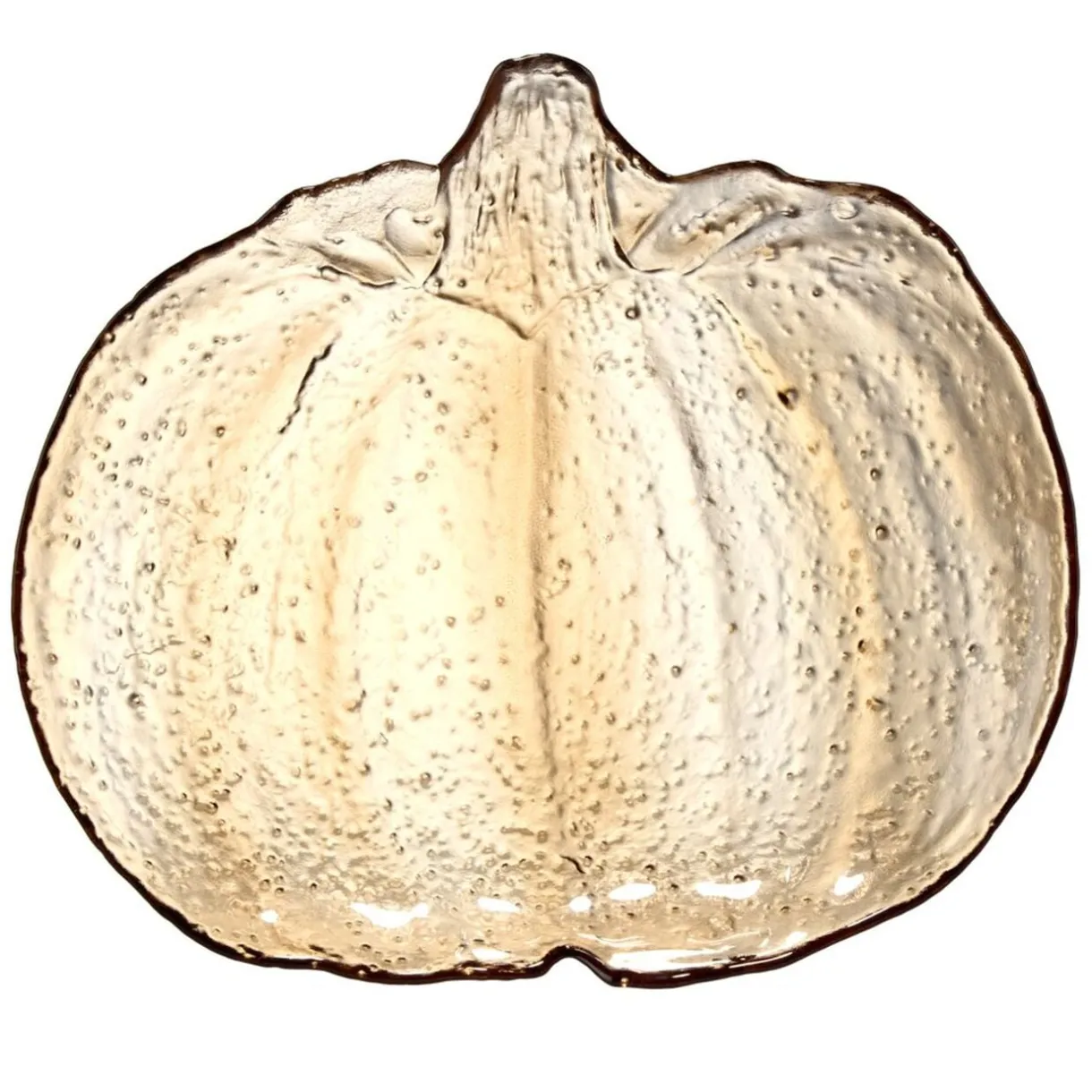 Coupelle forme citrouille céramique marron 22x19xH2,5cm < Gifi Sale