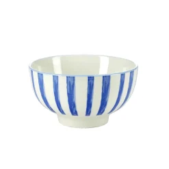 Coupelle porcelaine "Felicita" blanche et bleue Ø11,5cm < Gifi Outlet