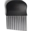 Coupe-pommes de terre lame ondulée inox et plastique