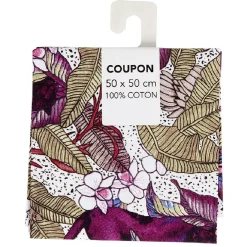 Coupon tissu 100% coton 50x50cm < Gifi Outlet