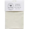 Coupon tissu coton 70x100cm blanc écru