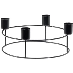 Couronne chandelier métal noir < Gifi Discount