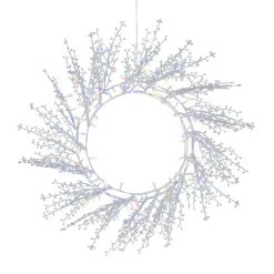 Couronne de Noël lumineuse 200 LED blanche Ø40cm < Gifi Clearance