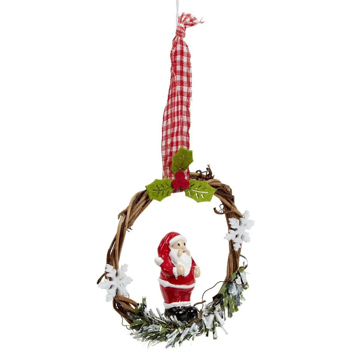 Couronne en bois à suspendre Noël < Gifi New