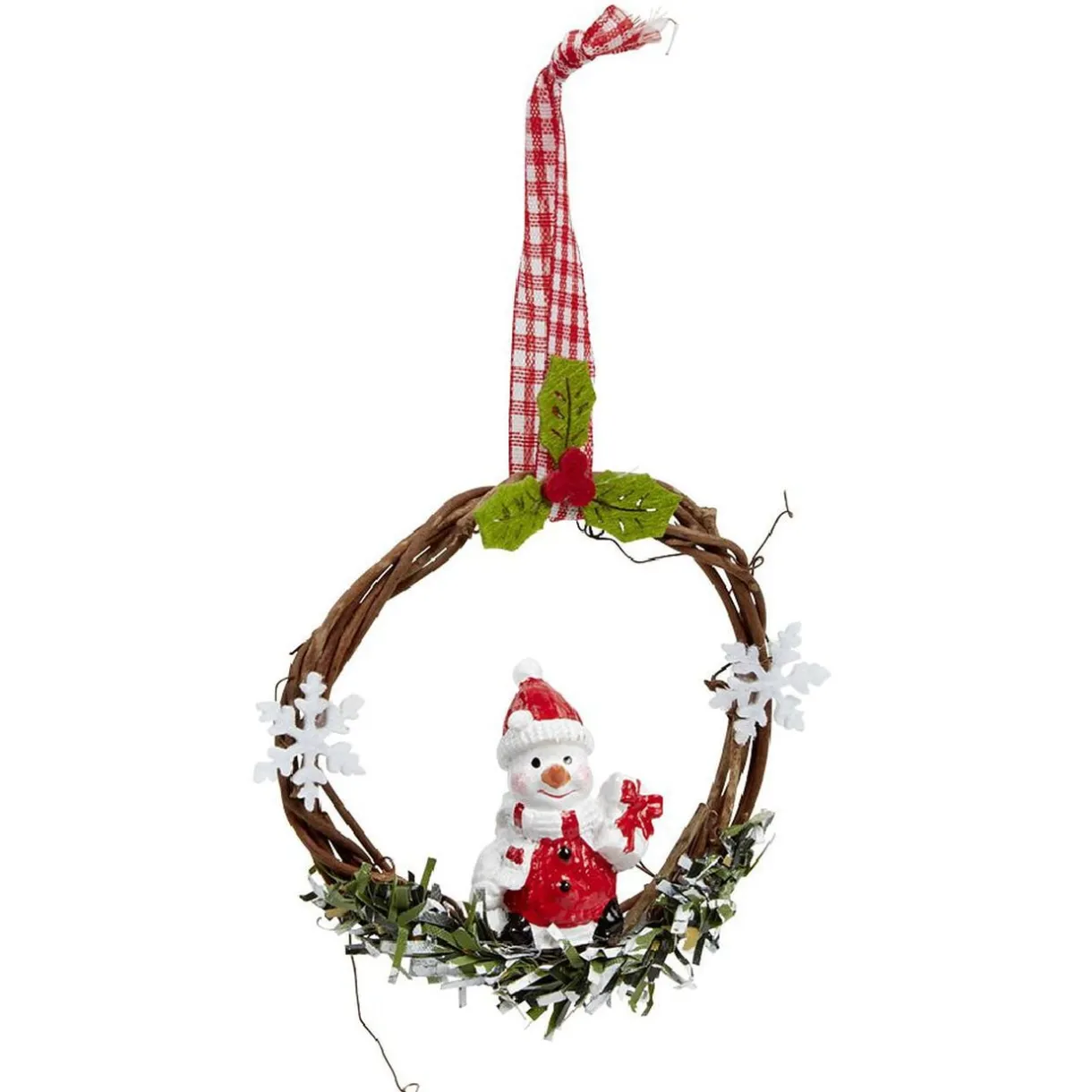 Couronne en bois à suspendre Noël < Gifi New