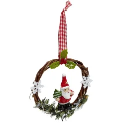 Couronne en bois à suspendre Noël < Gifi New
