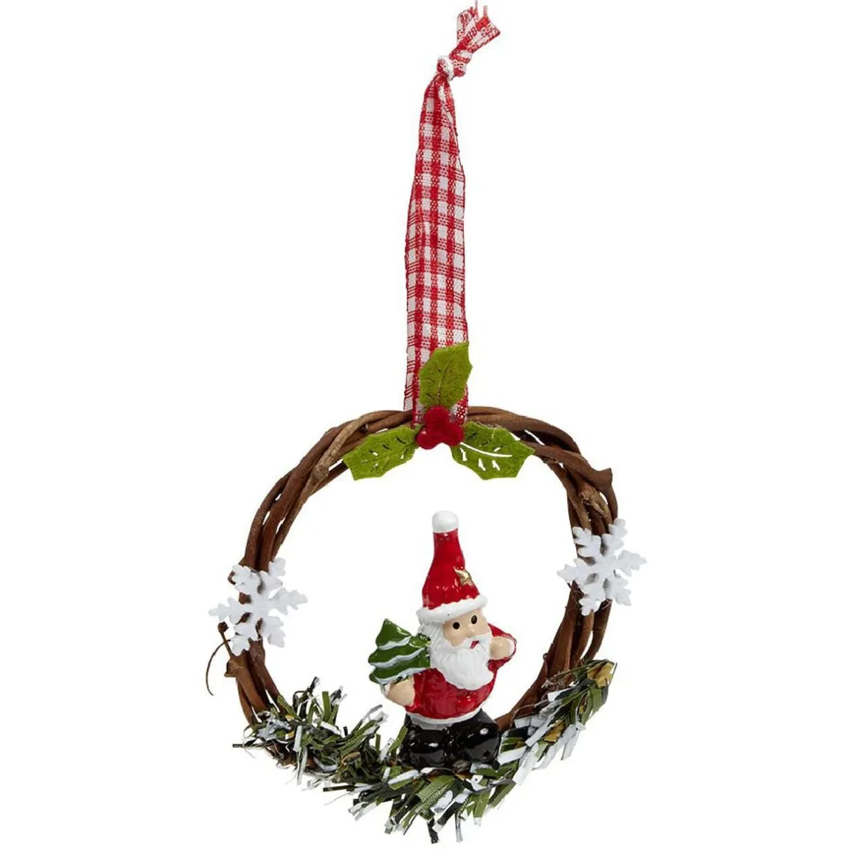 Couronne en bois à suspendre Noël < Gifi New