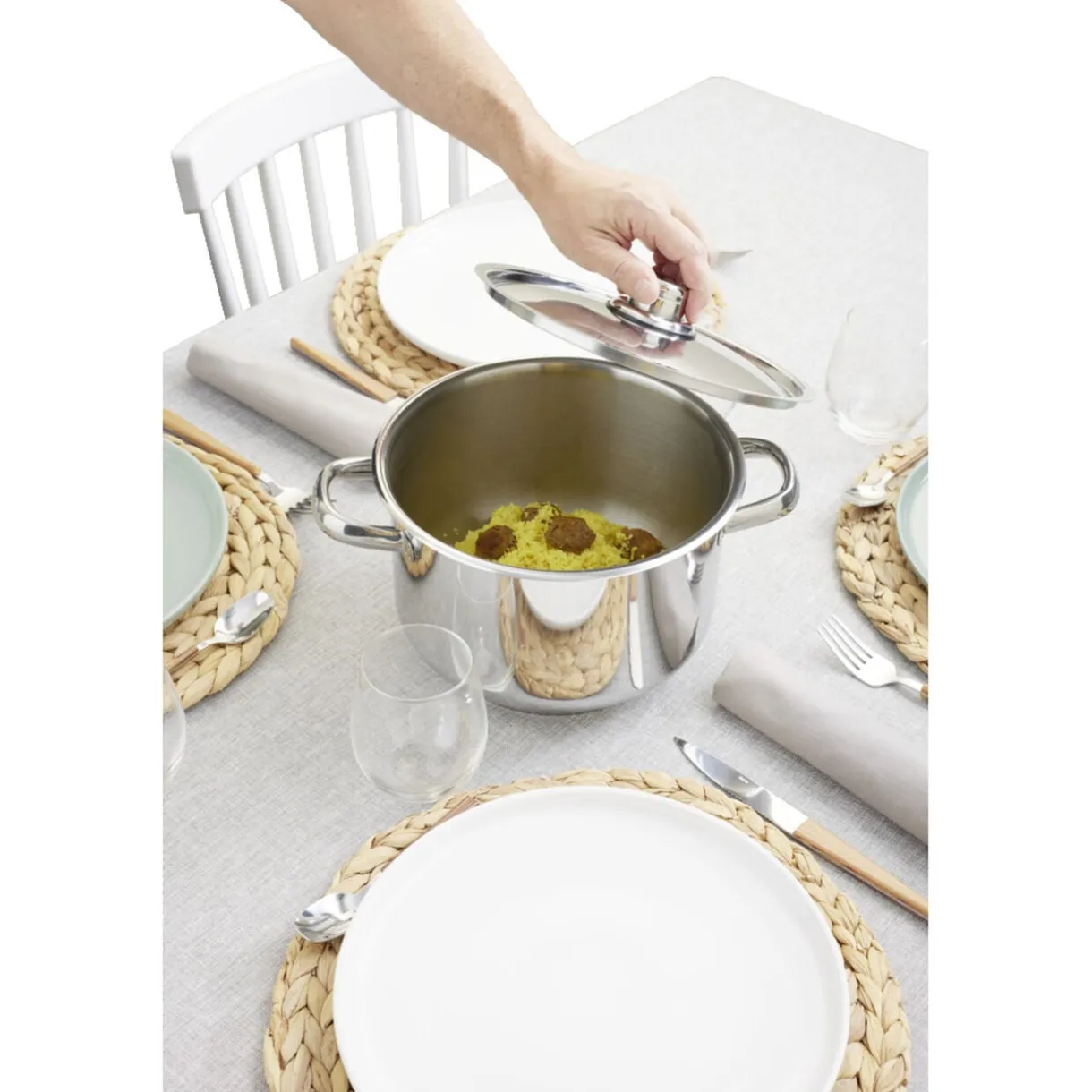 Couscoussier inox 6L tous feux Ø20cm < Gifi Sale