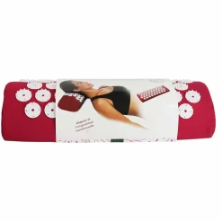 Coussin acupression rouge et blanc < Gifi