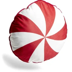 Coussin bonbon rouge et blanc Ø40cm < Gifi Hot