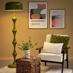 Coussin carré damier ton sur ton 45x45cm (2 modèles rouge ou vert) < Gifi Best