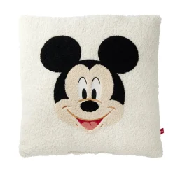 Coussin carré Disney bouclette motif personnage brodé 40x40cm (2 modèles) < Gifi Outlet