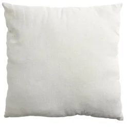 Coussin carré déperlant blanc écru 40x40cm < Gifi