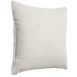 Coussin carré effet lin beige 45x45cm < Gifi Best