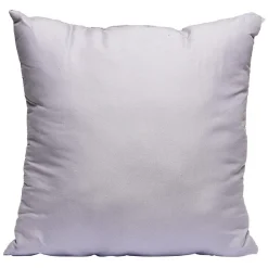 Coussin carré en polyester gris