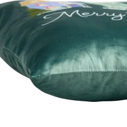 Coussin carré imitation velours imprimé Noël L45X45XH10 cm (4 modèles) < Gifi Discount