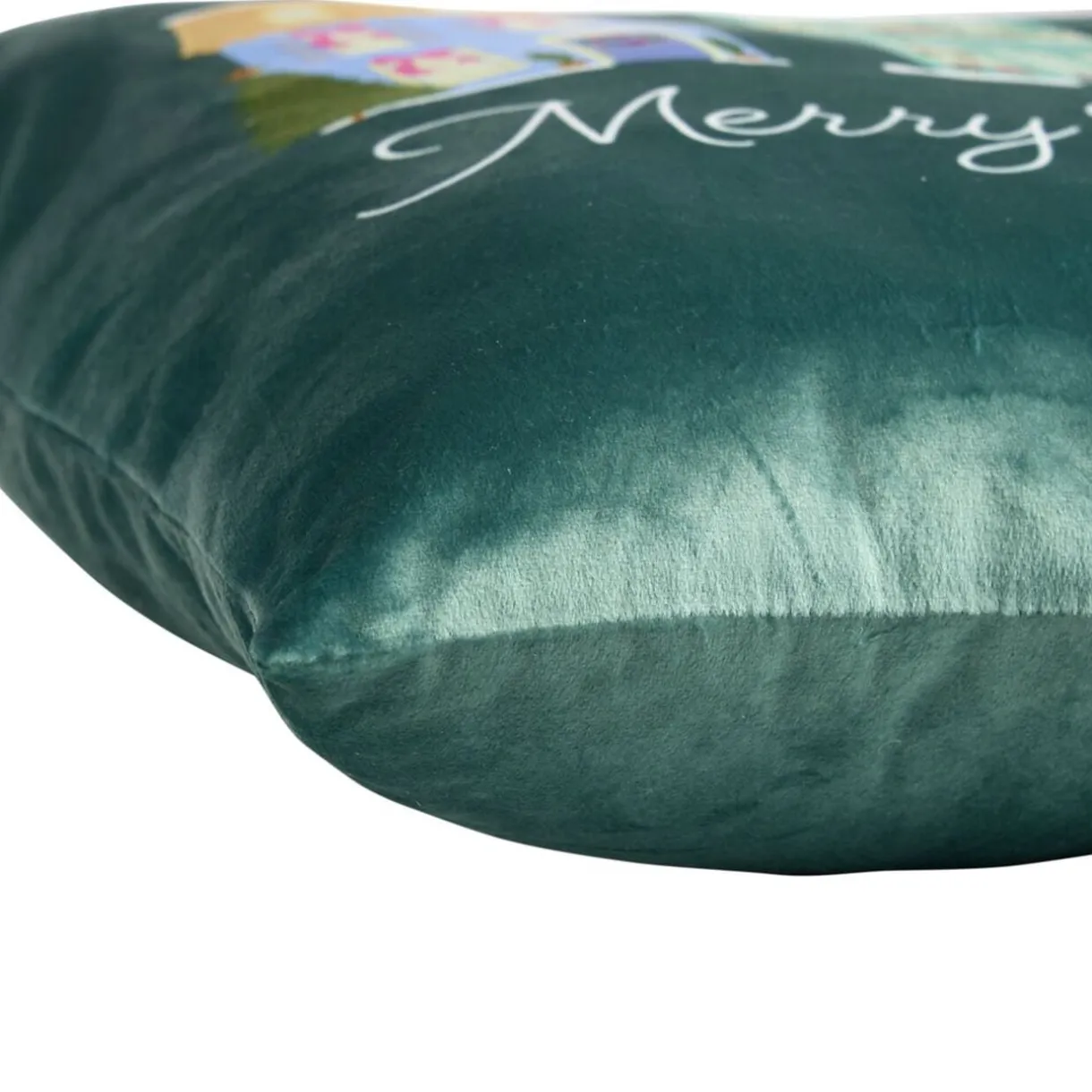Coussin carré imitation velours imprimé Noël L45X45XH10 cm (4 modèles) < Gifi Discount