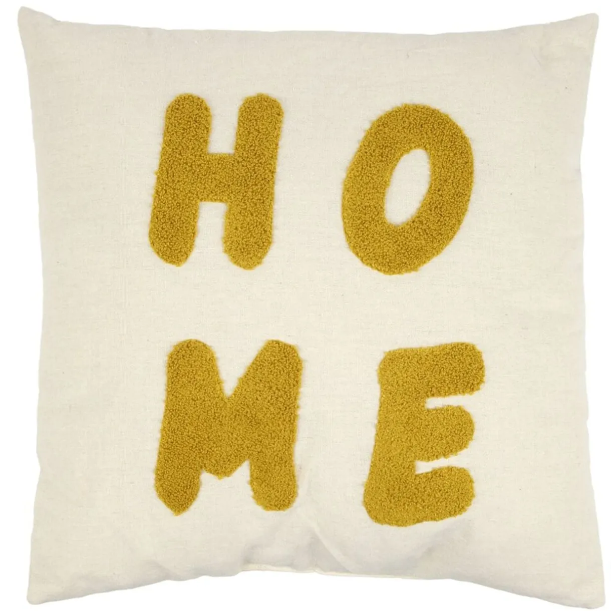 Coussin carré inscription brodée coloré 40x40cm (4 modèles) < Gifi