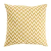 Coussin carré motif chevron bicolore 45x45cm (2 modèles jaune ou bleu) < Gifi Discount
