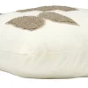 Coussin carré motif effet bouclette 40x40cm (2 modèles)