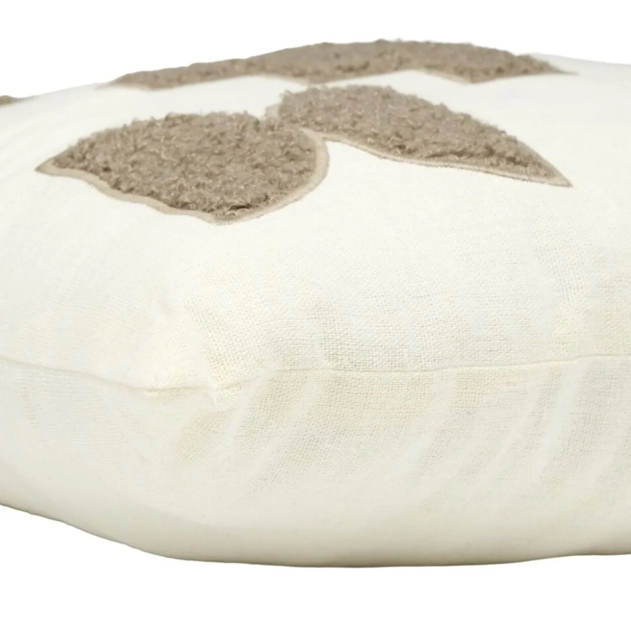Coussin carré motif effet bouclette 40x40cm (2 modèles)