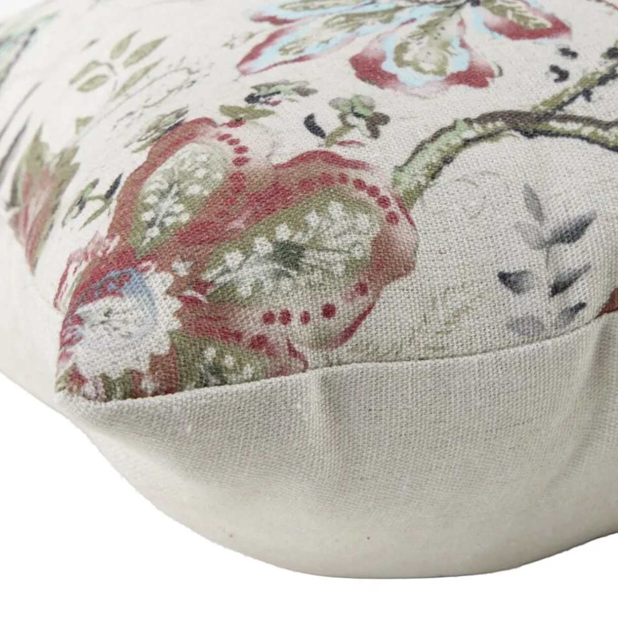 Coussin carré motif végétal Indie effet toile de jute 45x45cm (2 modèles) < Gifi New