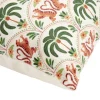 Coussin carré style ethnique motifs palmiers et tigres queues forme coeur 40x40cm < Gifi Best