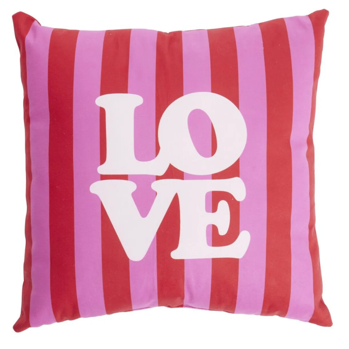 Coussin carré thème amour rouge et rose 40x40cm (3 modèles) < Gifi Hot