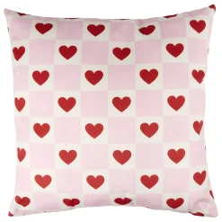 Coussin carré thème amour rouge et rose 40x40cm (3 modèles) < Gifi Hot