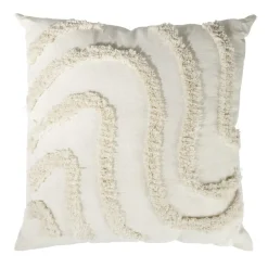 Coussin carré tufté relief coloré 45x45cm (4 modèles)