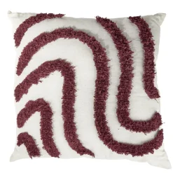 Coussin carré tufté relief coloré 45x45cm (4 modèles)