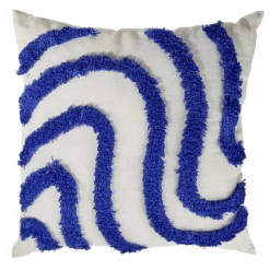 Coussin carré tufté relief coloré 45x45cm (4 modèles)
