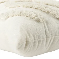 Coussin carré tufté relief coloré 45x45cm (4 modèles)