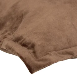Coussin carré velours contour à volant 60x60cm (3 modèles) < Gifi Discount