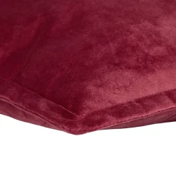 Coussin carré velours contour à volant 60x60cm (3 modèles) < Gifi Discount